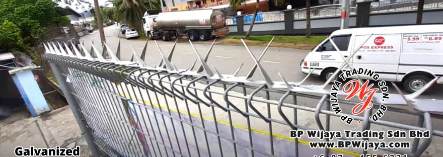 BP Wijaya Security Fence Manufacturer Malaysia Galvanized Wall Spike Fence Thorn Nail Gate Thorn Nail Security Fence Kuala Lumpur Pahang Johor Fence Malaysia A00