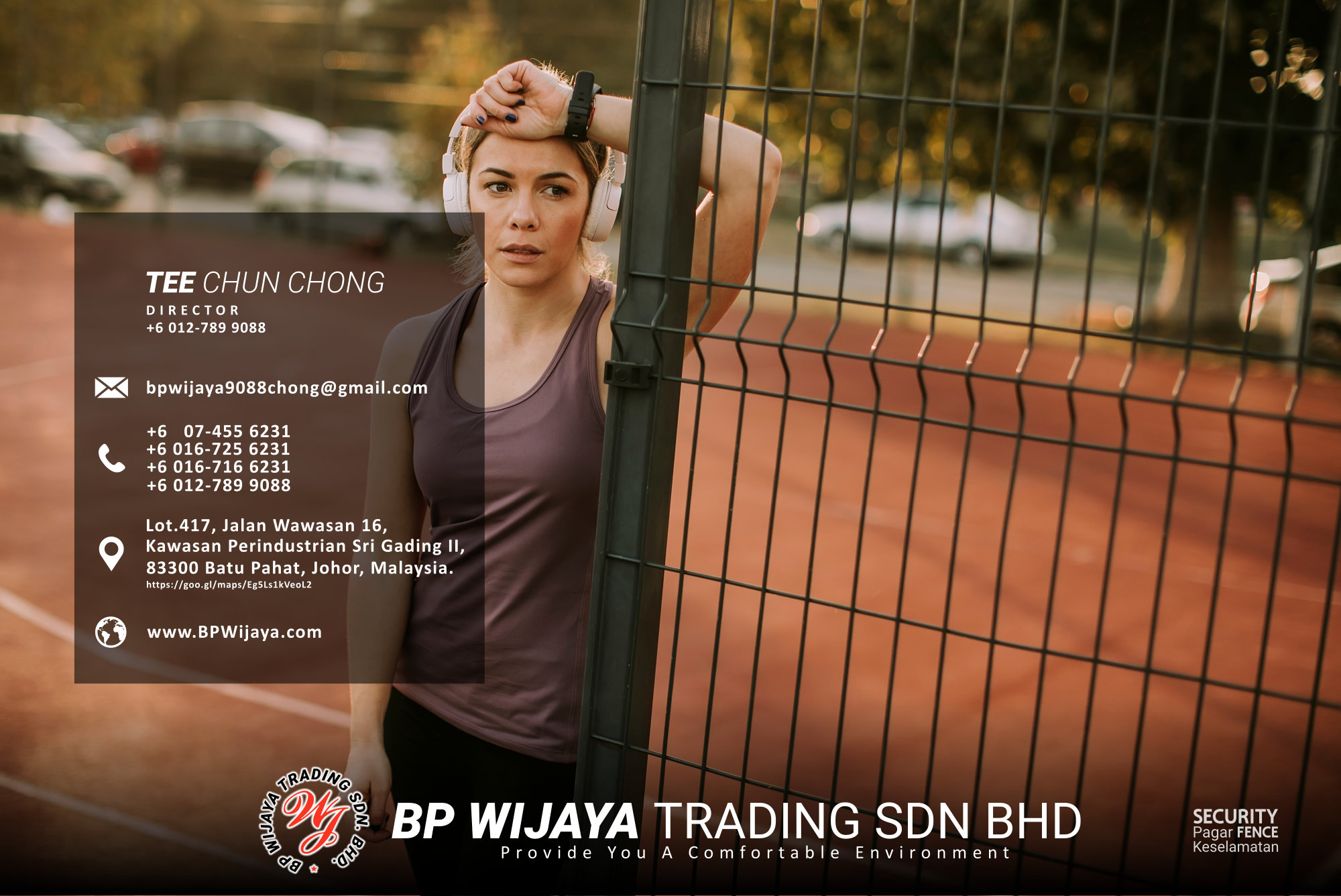 Kuala Lumpur Security Fence Supply we are manufacturer of security fence BP Wijaya Trading Sdn Bhd Safety Fence Building Materials for Housing Construction factory fence house beauty fence A03-014