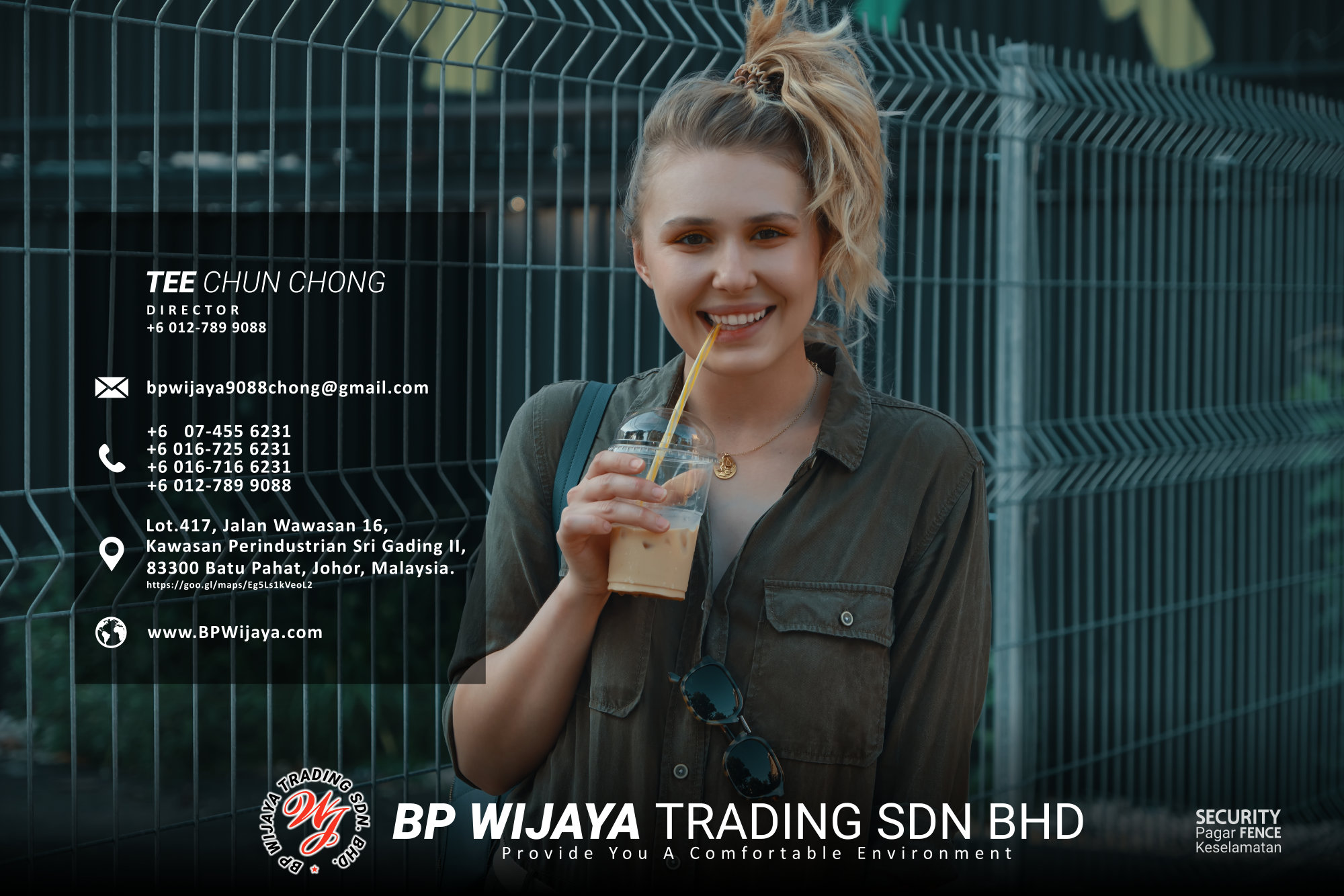 Kuala Lumpur Security Fence Supply we are manufacturer of security fence BP Wijaya Trading Sdn Bhd Safety Fence Building Materials for Housing Construction factory fence house beauty fence A03-016