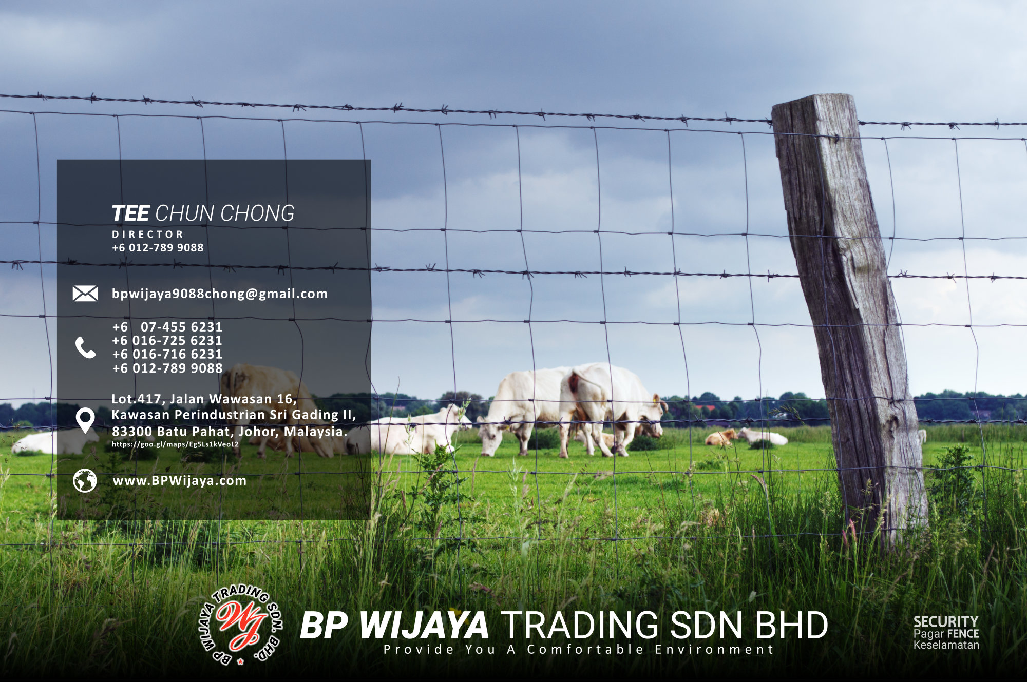 Kuala Lumpur Security Fence Supply we are manufacturer of security fence BP Wijaya Trading Sdn Bhd Safety Fence Building Materials for Housing Construction factory fence house beauty fence A03-022