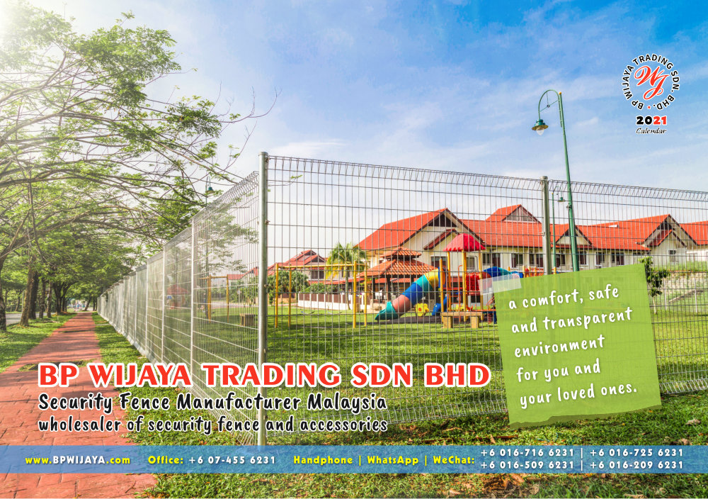Calendar 2021 BP Wijaya Trading Security Fence Manufacturer Malaysia wholesaler of security fence and accessories Malaysia Kuala Lumpur Johor A01