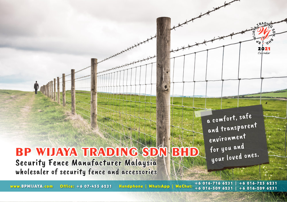 Calendar 2021 BP Wijaya Trading Security Fence Manufacturer Malaysia wholesaler of security fence and accessories Malaysia Kuala Lumpur Johor A03