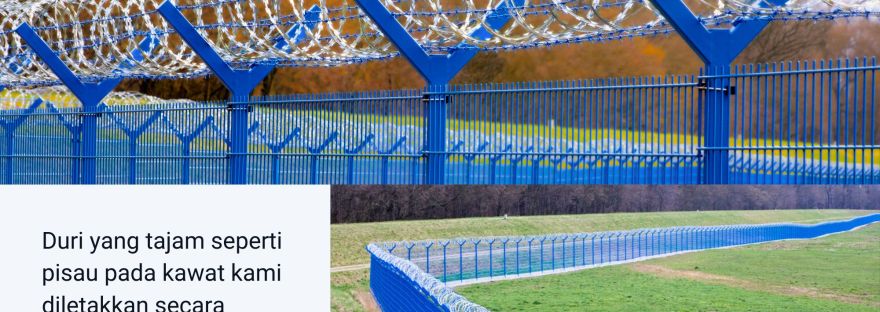 Kawat Duri Galvanis Pencelupan Panas Hotdip Galvanized Razor Barbed Wire BP WIJAYA TRADING SDN BHD Pengilang BRC Mesh Malaysia Mengeluar Jaring Dawai dan Aksesori