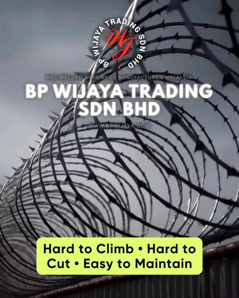 Razor Barbed Wire Malaysia - High-Security Fencing for Industrial and Government Facilities Malaysia - BP Wijaya Trading Sdn Bhd 06