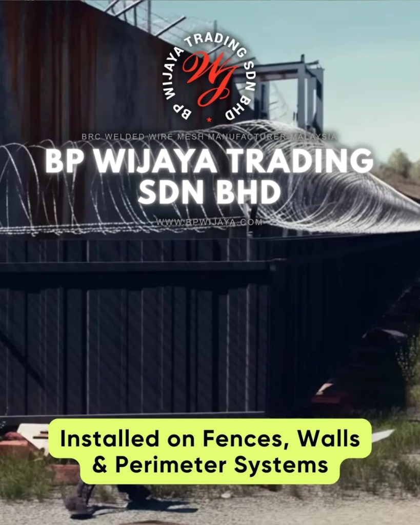 Razor Barbed Wire Malaysia - High-Security Fencing for Industrial and Government Facilities Malaysia - BP Wijaya Trading Sdn Bhd 09
