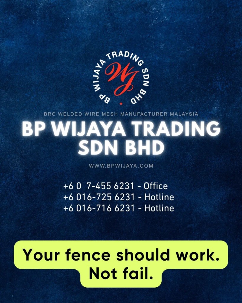 BRC Cattle Mesh Malaysia - Durable Livestock Fencing and Farm Fence Supplier Malaysia - BP Wijaya Trading Sdn Bhd BRC Welded Wire Mesh Manufacturer Malaysia 12