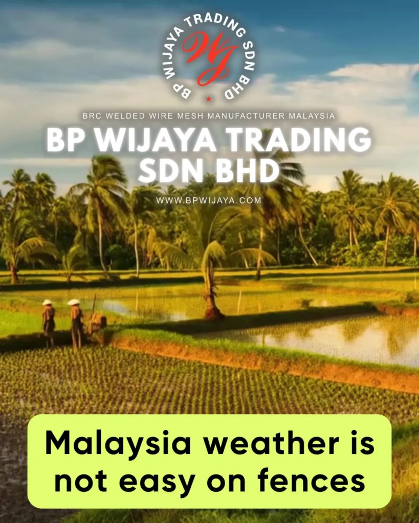 Galvanised GripLock Garden Fence Malaysia for Farms and Livestock - Durable Cattle Farm Fence Malaysia - BP Wijaya Trading Sdn Bhd 01