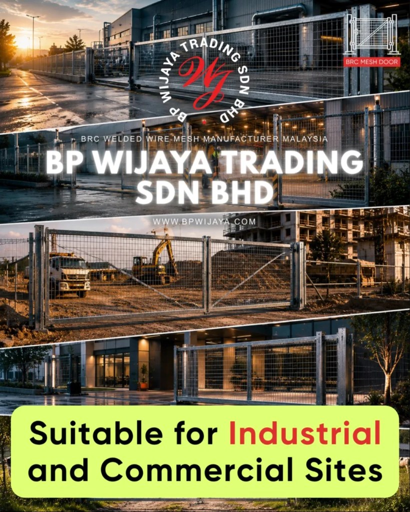 Fence Door Malaysia and Industrial Gate Supplier - Custom Fence Gate Solutions for Industrial and Commercial Sites A08