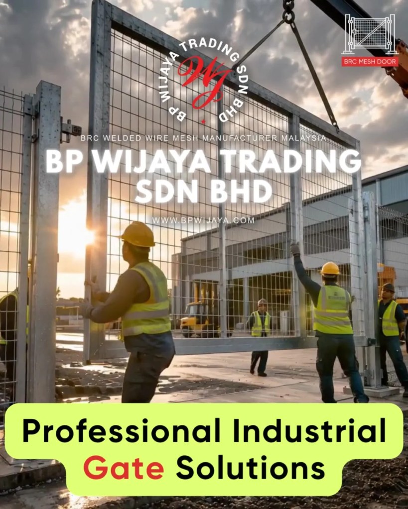 Fence Door Malaysia and Industrial Gate Supplier - Custom Fence Gate Solutions for Industrial and Commercial Sites A09
