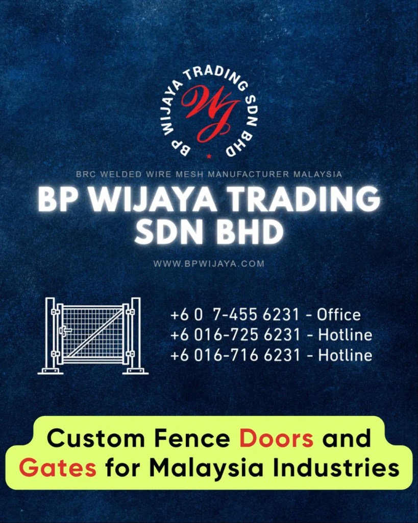 Fence Door Malaysia and Industrial Gate Supplier - Custom Fence Gate Solutions for Industrial and Commercial Sites A12
