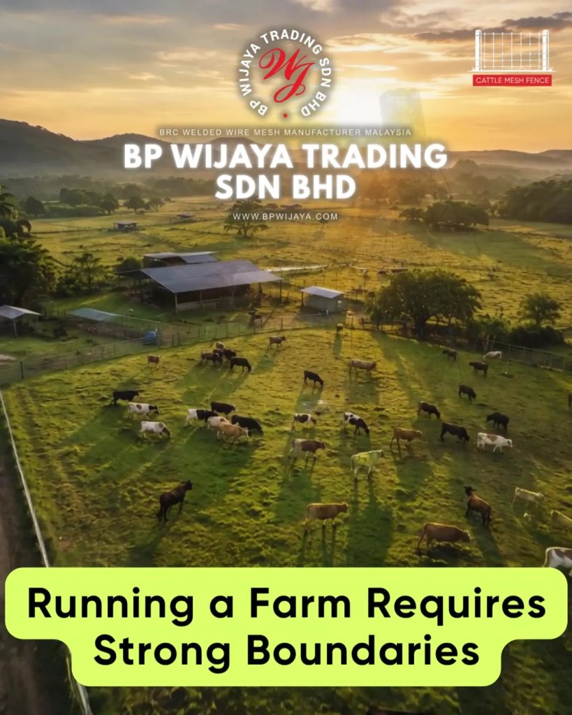 Cattle Mesh Fence Solutions for Farms in Negeri Sembilan - Trusted Farm Fence Supplier Negeri Sembilan - BP Wijaya Trading Sdn Bhd A02