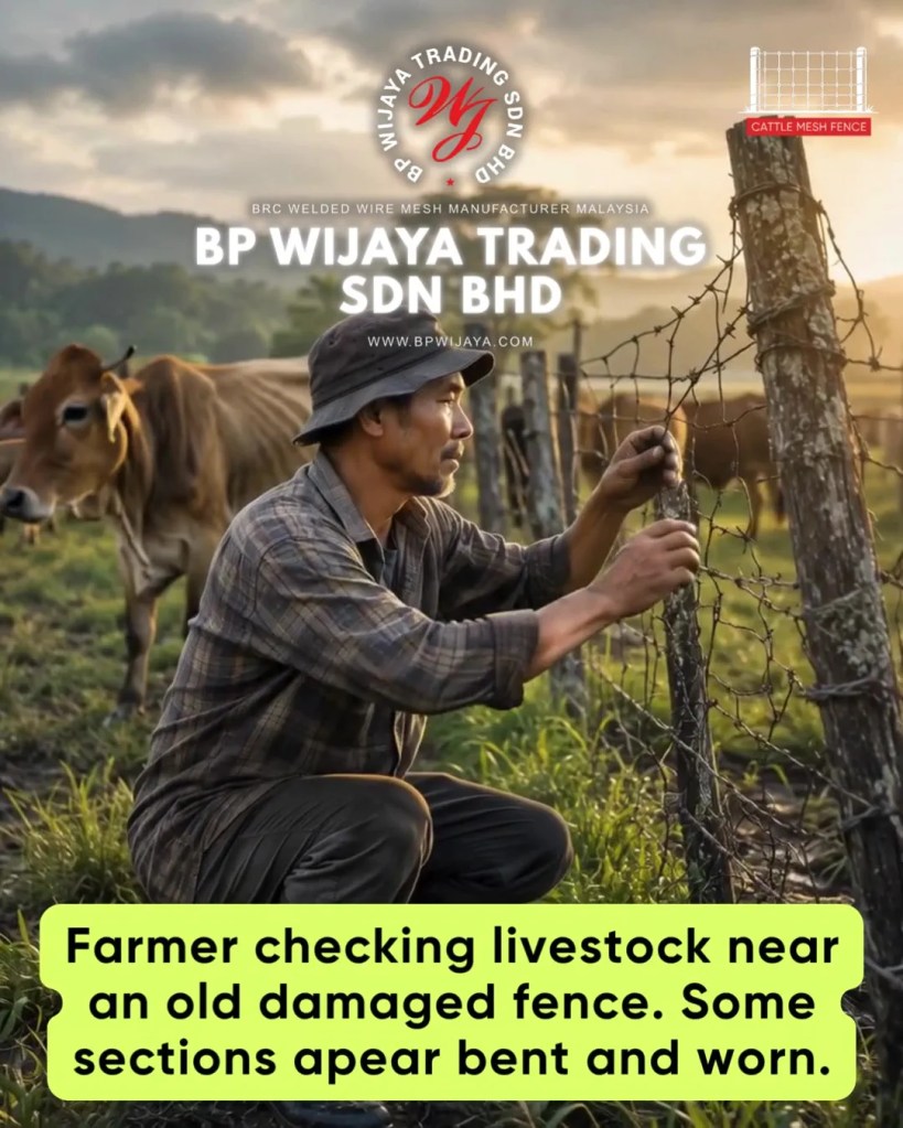 Cattle Mesh Fence Solutions for Farms in Negeri Sembilan - Trusted Farm Fence Supplier Negeri Sembilan - BP Wijaya Trading Sdn Bhd A03