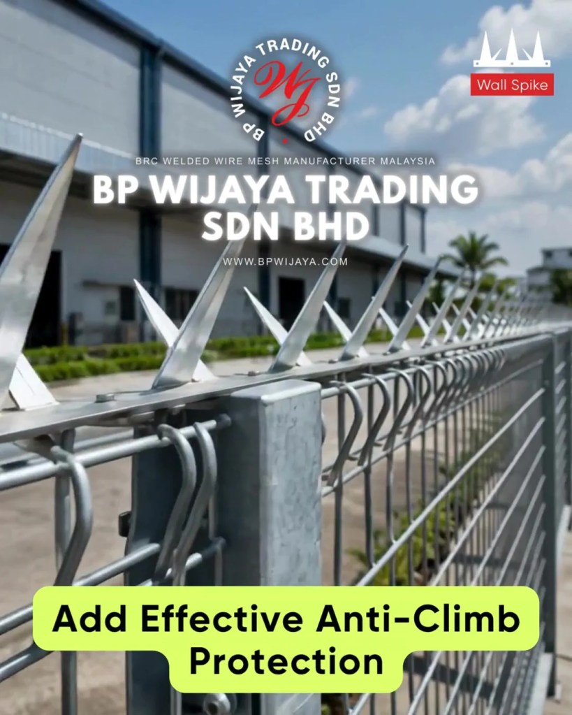 Galvanized Wall Spike Malaysia - Fence Thorn Nail and Gate Thorn Nail for Commercial and Industrial and Residential Security - BP Wijaya Trading Sdn Bhd A05