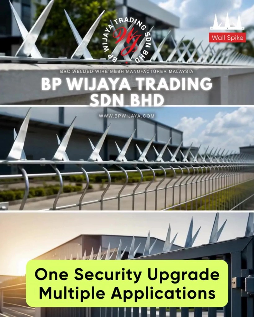 Galvanized Wall Spike Malaysia - Fence Thorn Nail and Gate Thorn Nail for Commercial and Industrial and Residential Security - BP Wijaya Trading Sdn Bhd A06