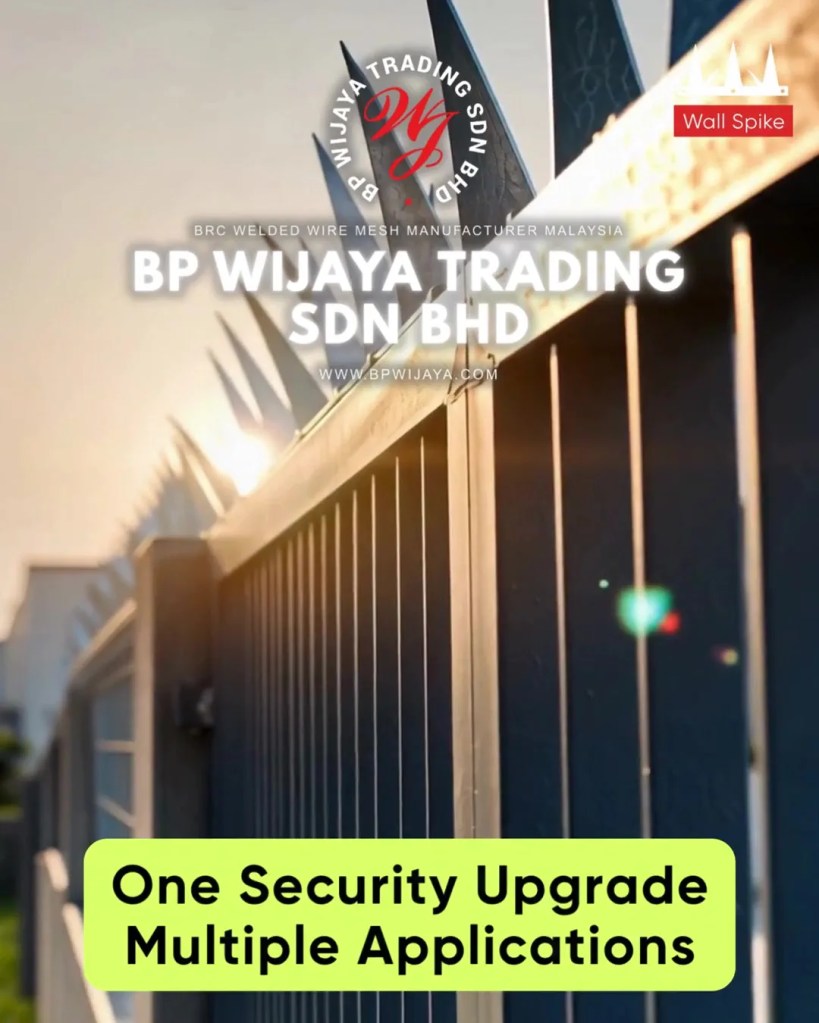 Galvanized Wall Spike Malaysia - Fence Thorn Nail and Gate Thorn Nail for Commercial and Industrial and Residential Security - BP Wijaya Trading Sdn Bhd A07