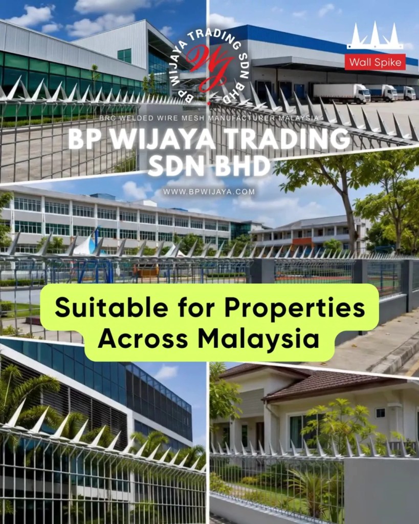 Galvanized Wall Spike Malaysia - Fence Thorn Nail and Gate Thorn Nail for Commercial and Industrial and Residential Security - BP Wijaya Trading Sdn Bhd A09