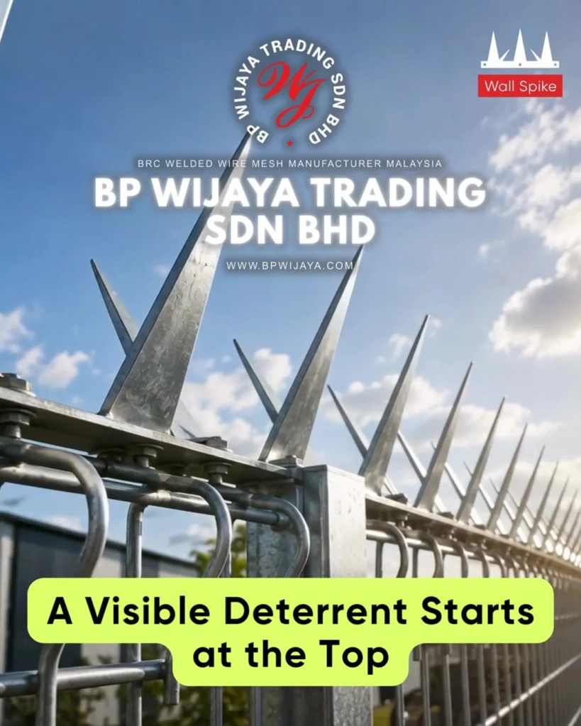 Galvanized Wall Spike Malaysia - Fence Thorn Nail and Gate Thorn Nail for Commercial and Industrial and Residential Security - BP Wijaya Trading Sdn Bhd A12