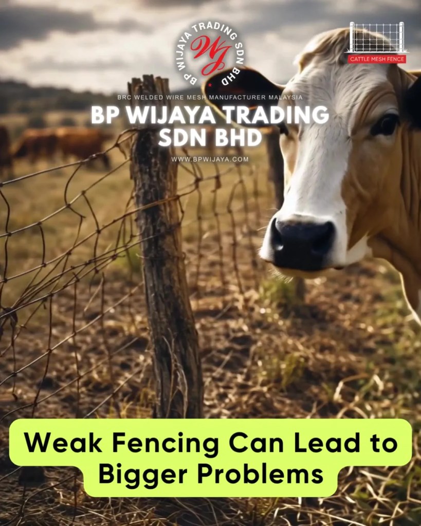 Grip Lock Cattle Fence Supplier for Kuala Lumpur and Selangor - Heavy Duty Farm and Livestock Fencing - BP Wijaya Trading Sdn Bhd 003