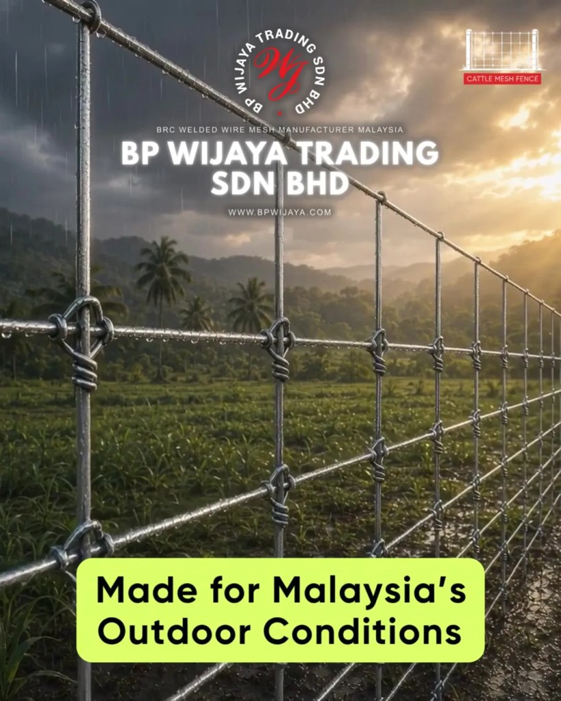 Grip Lock Cattle Fence Supplier for Kuala Lumpur and Selangor - Heavy Duty Farm and Livestock Fencing - BP Wijaya Trading Sdn Bhd 011