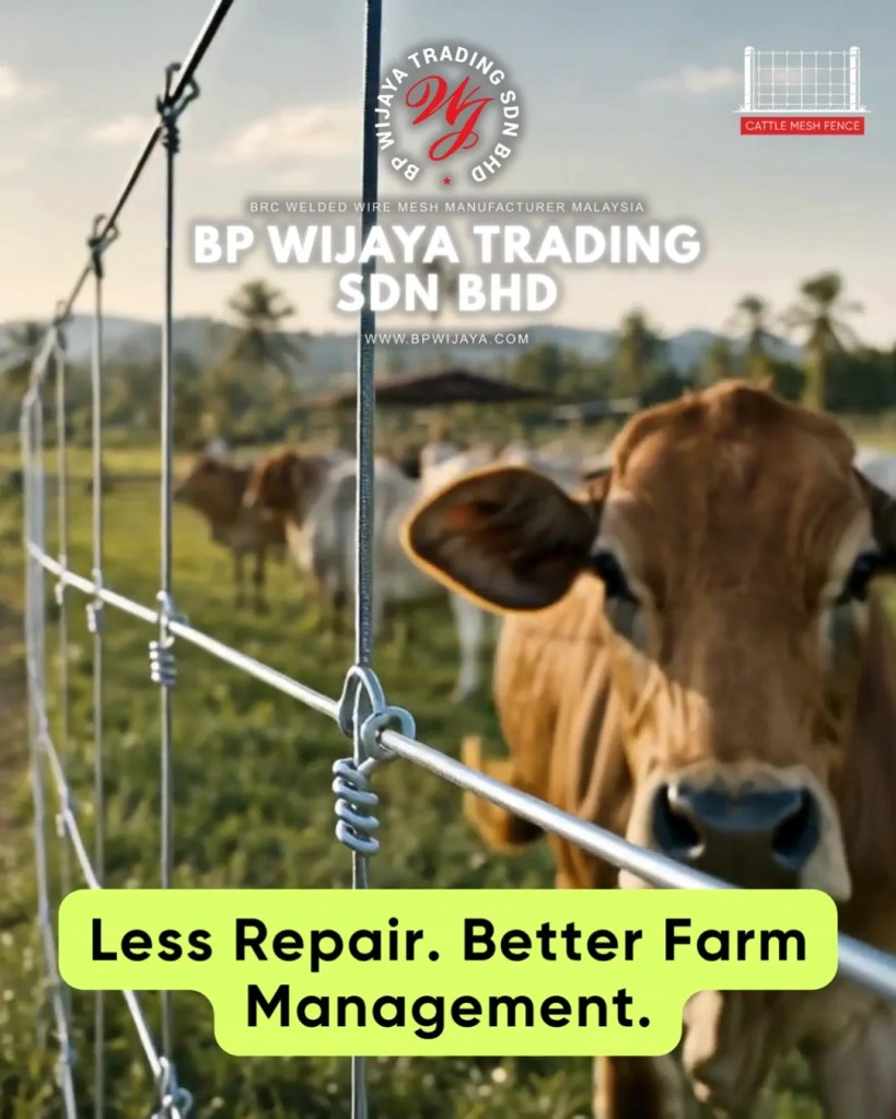 Grip Lock Cattle Fence Supplier for Kuala Lumpur and Selangor - Heavy Duty Farm and Livestock Fencing - BP Wijaya Trading Sdn Bhd 013