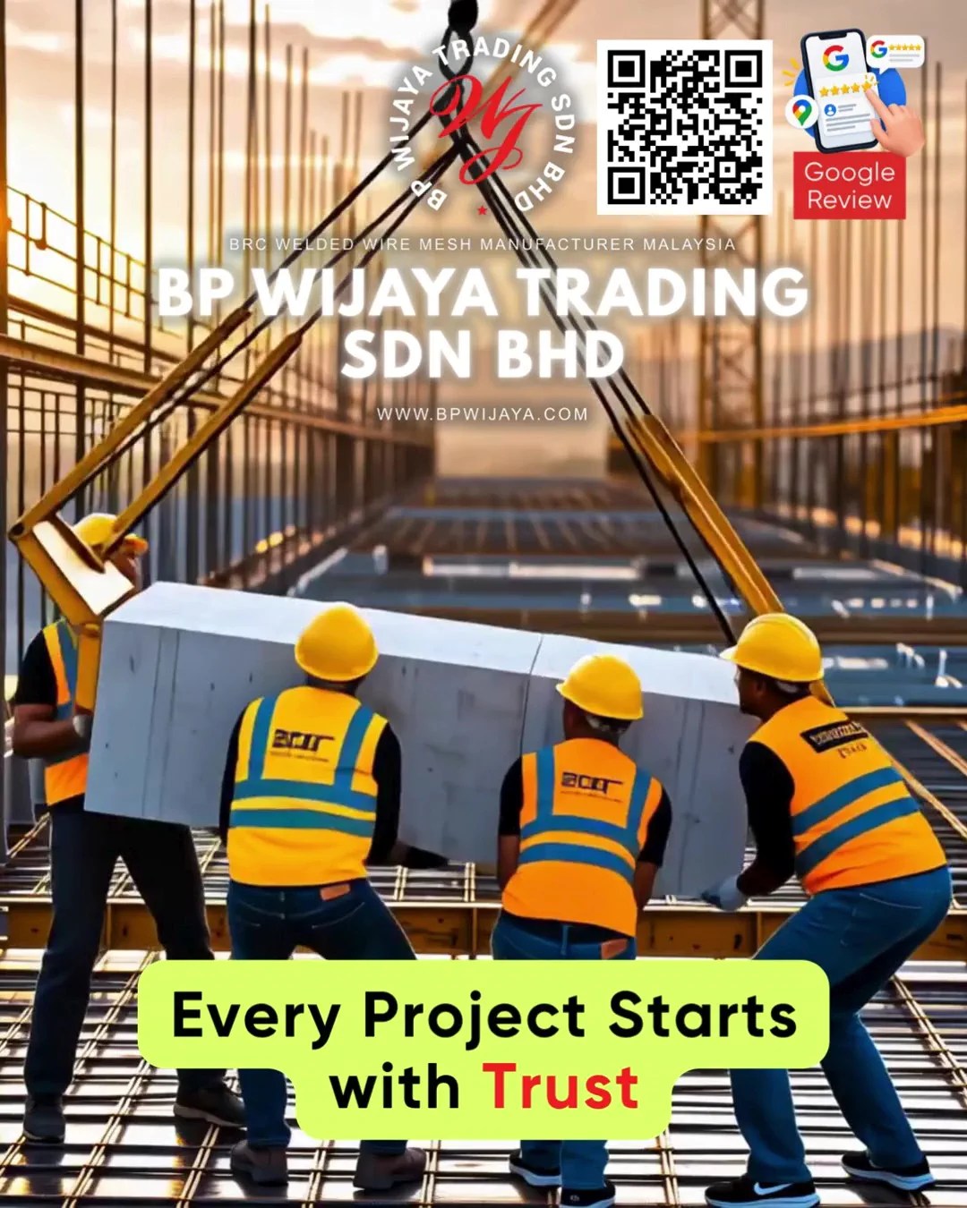 Share Your Experience with a Google Review - BP Wijaya Trading Sdn Bhd - BRC Welded Wire Mesh Manufacturer Malaysia A03