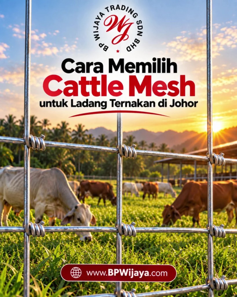 Cara Memilih Cattle Mesh untuk Ladang Ternakan di Johor - Cattle Mesh Malaysia - BP Wijaya Trading Sdn Bhd B01