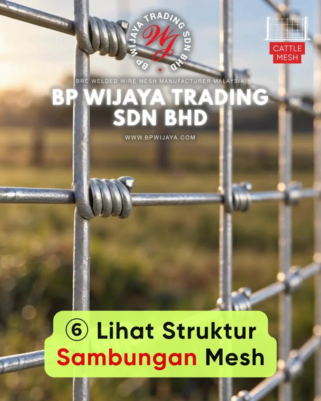 Cara Memilih Cattle Mesh untuk Ladang Ternakan di Johor - Cattle Mesh Malaysia - BP Wijaya Trading Sdn Bhd B10