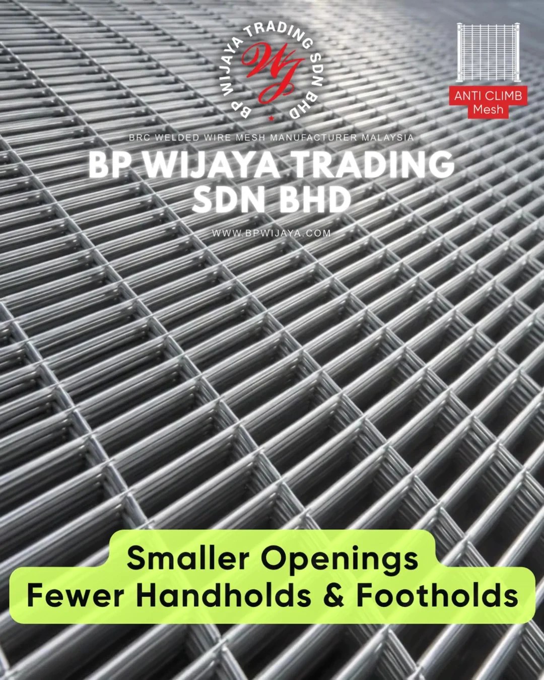 Why Anti Climb Mesh Is Preferred for Commercial Properties in Penang - Security Mesh Malaysia - BP Wijaya Trading Sdn Bhd 05