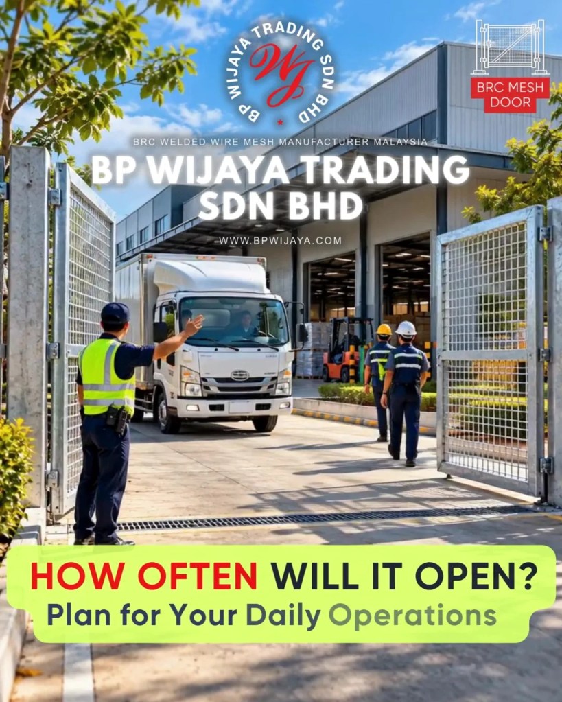 How to Choose the Right Mesh Gate for Industrial and Commercial Premises in Penang - BP Wijaya Trading Sdn Bhd - Mesh Door Pulau Pinang A09