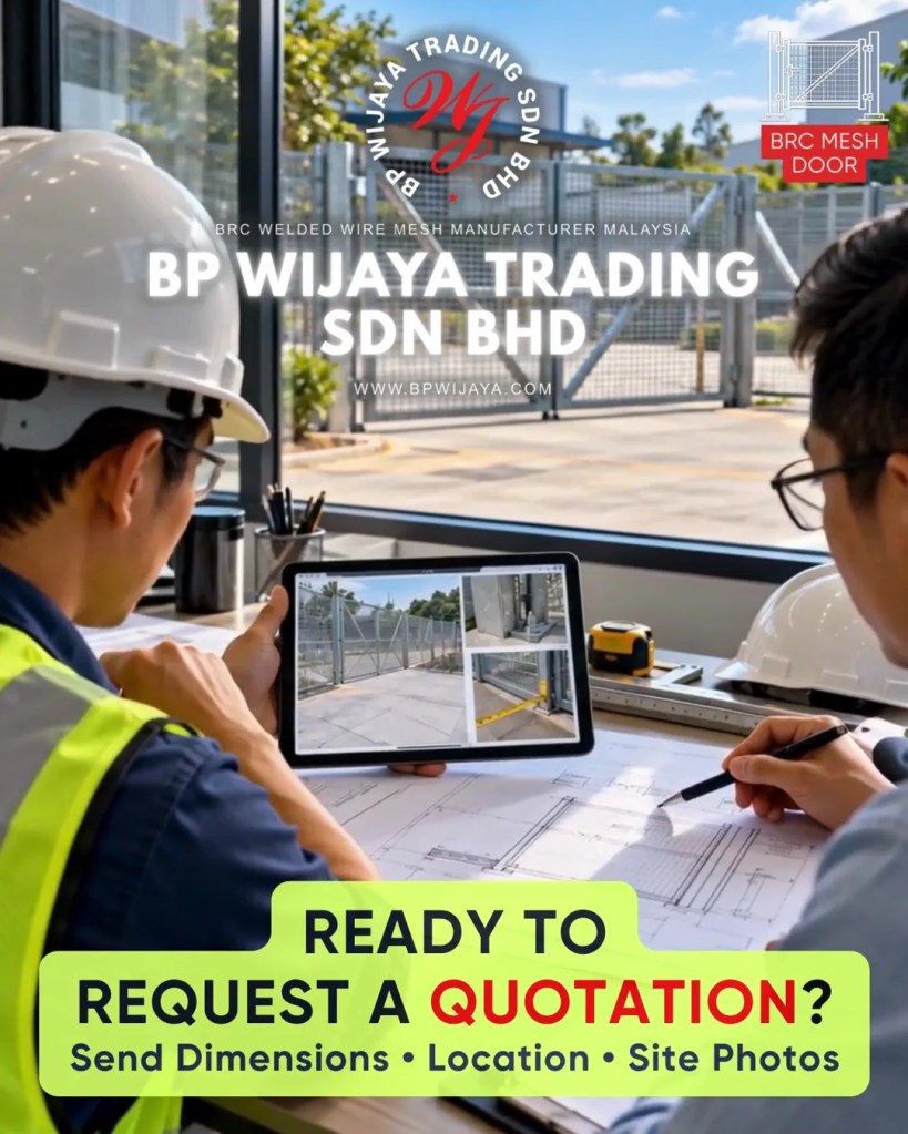How to Choose the Right Mesh Gate for Industrial and Commercial Premises in Penang - BP Wijaya Trading Sdn Bhd - Mesh Door Pulau Pinang A14