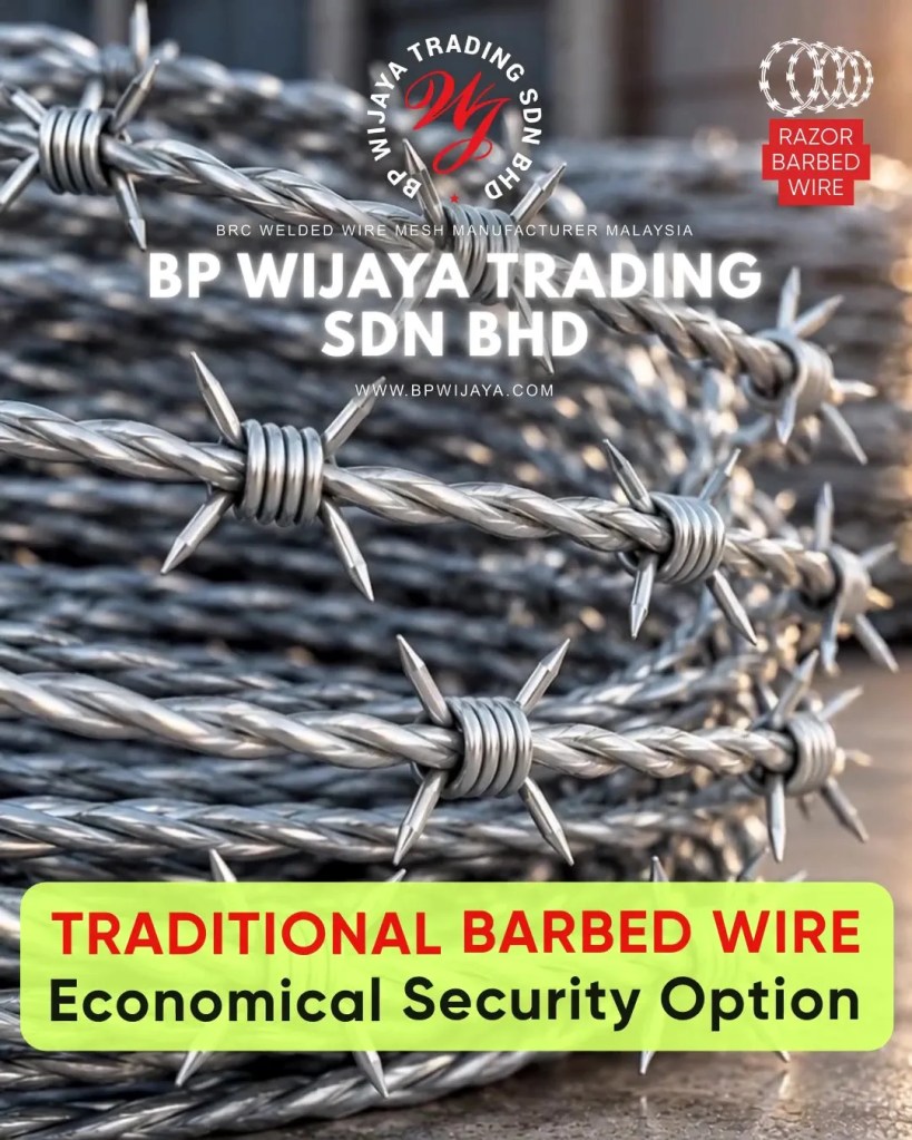 Razor Barbed Wire vs Barbed Wire - Which Security Mesh Is Better for Your Property in Kuala Lumpur - BP Wijaya Trading Sdn Bhd A06