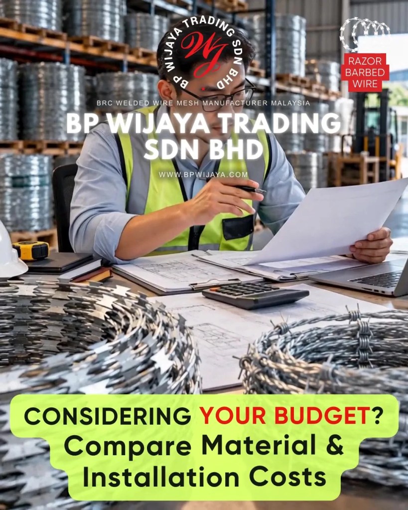 Razor Barbed Wire vs Barbed Wire - Which Security Mesh Is Better for Your Property in Kuala Lumpur - BP Wijaya Trading Sdn Bhd A08