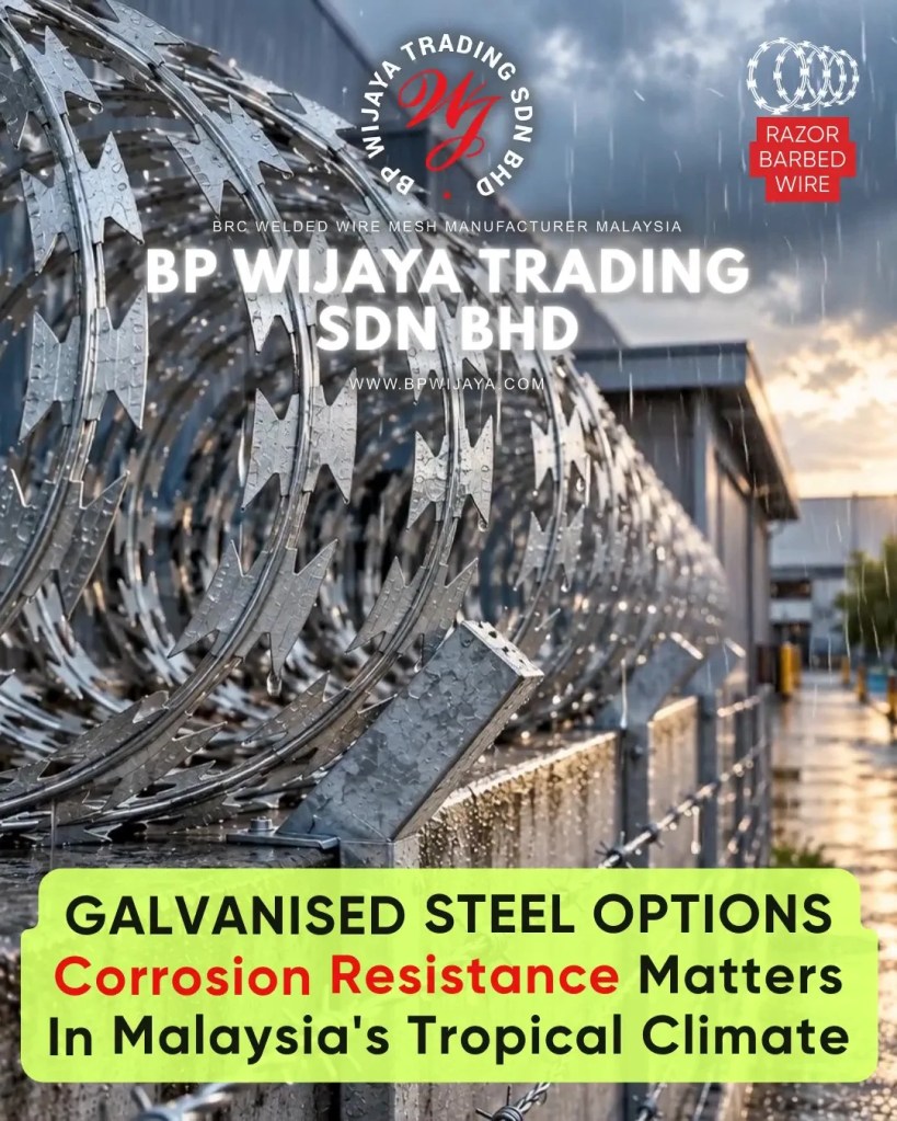 Razor Barbed Wire vs Barbed Wire - Which Security Mesh Is Better for Your Property in Kuala Lumpur - BP Wijaya Trading Sdn Bhd A09
