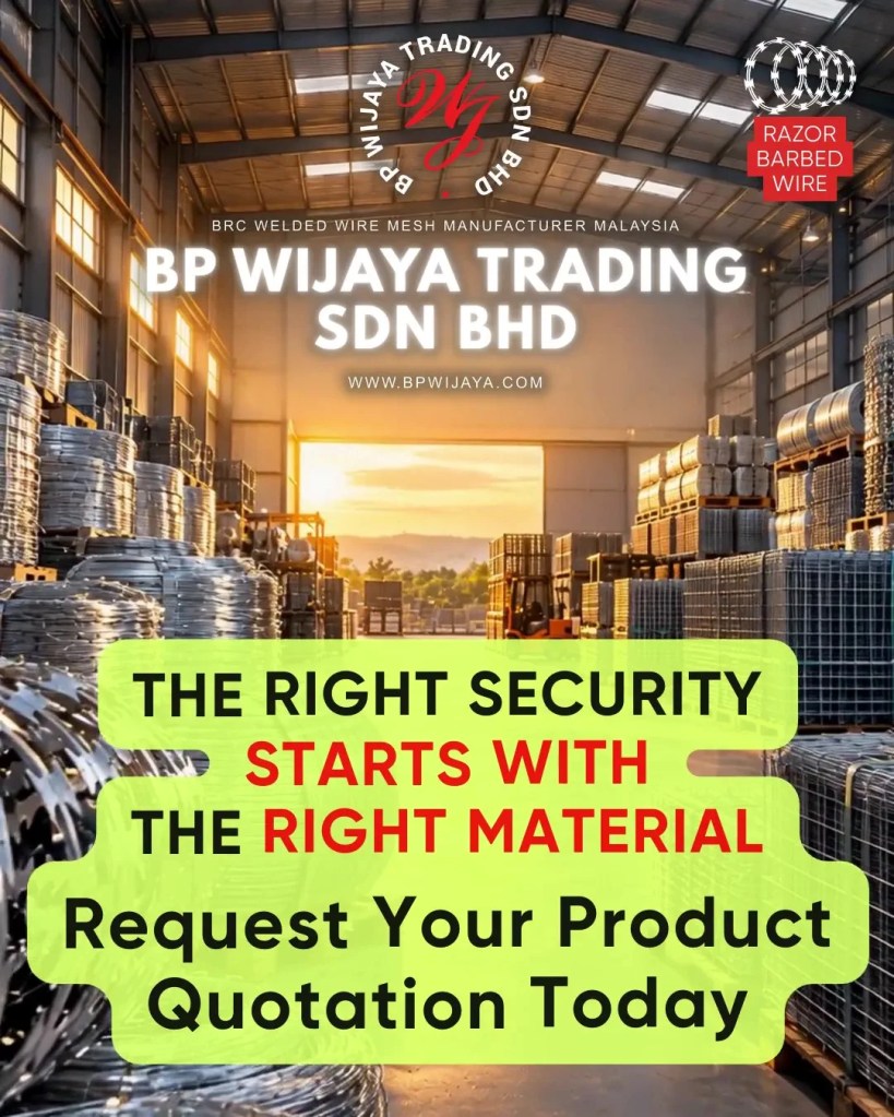 Razor Barbed Wire vs Barbed Wire - Which Security Mesh Is Better for Your Property in Kuala Lumpur - BP Wijaya Trading Sdn Bhd A14